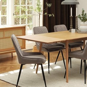 Spiseborde med tillægsplade(r)