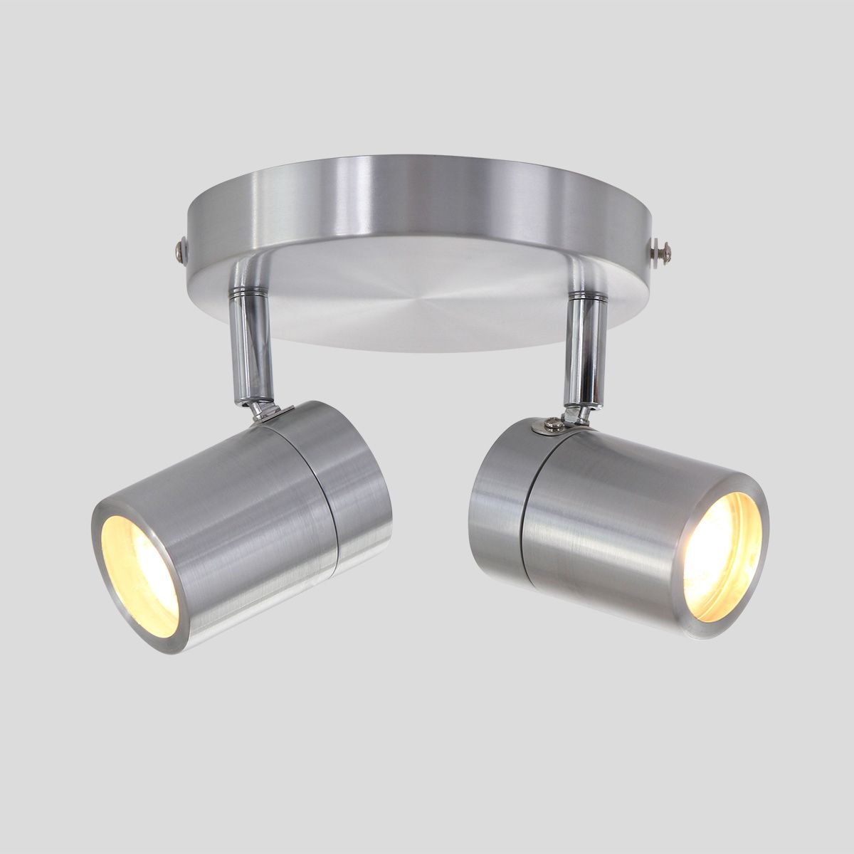 Billede af Spot-Up - loftlampe med 2 skærme i metal med tre forskellige finish Metal - stål