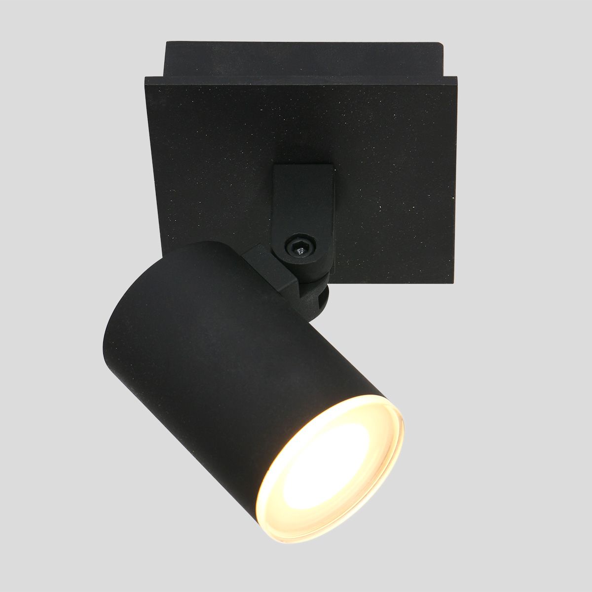 Noir - Spotlampe i sort metal, vælg mellem 3 størrelser 1 skærm