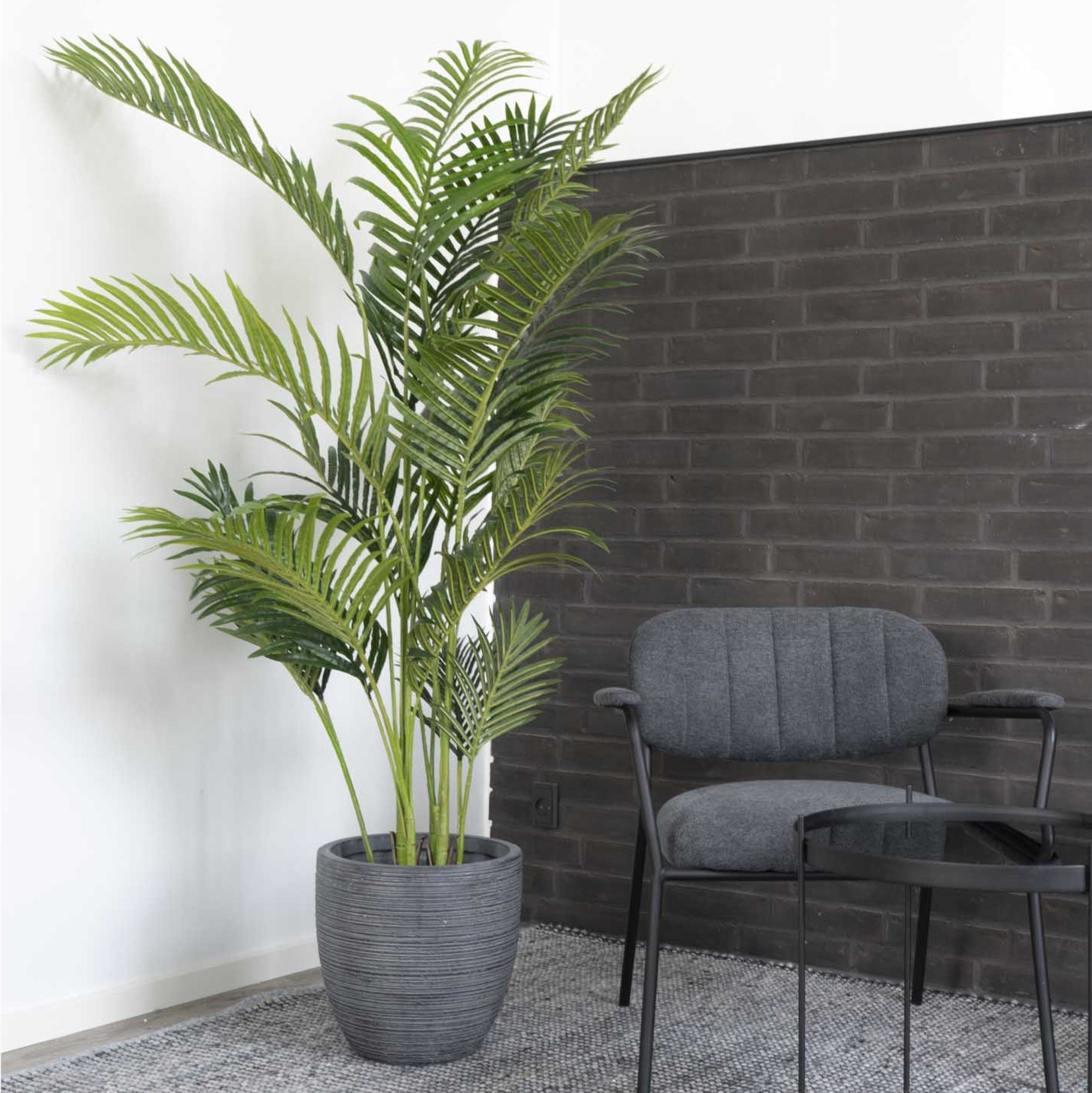 Billede af Areca palme - Kunstig plante, højde 175 cm.