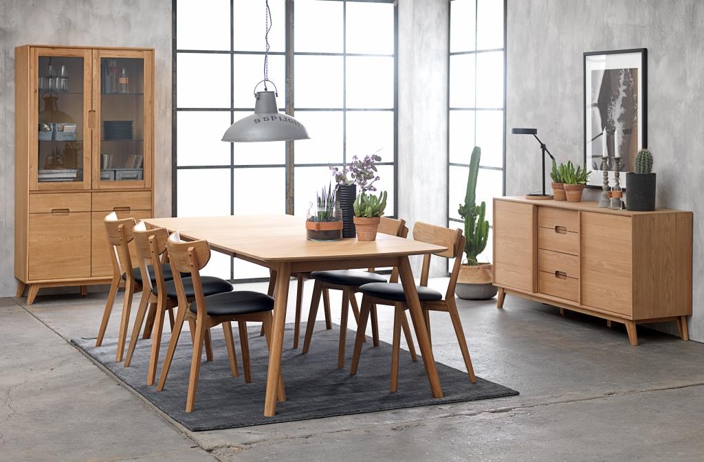 Permanent Fremragende Produkt Delta TV bord med to skuffer i lakeret eg - TV-møbler - 3-Nordic