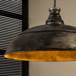 Jackpot - Loftlampe i metal med patineret slv finish