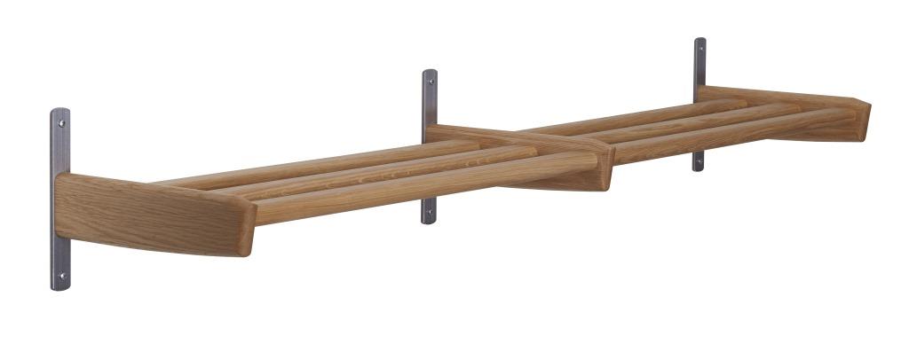 Soul - Skohylde med en bredde på 115 cm Lakeret eg