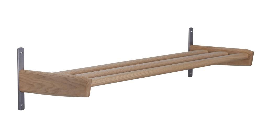 Soul - Skohylde med en bredde på 90 cm Hvidolieret eg