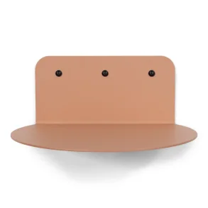 Duka - Væghylde i terracotta farvet metal