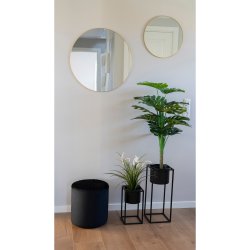 Titus - Blomsterstander st i sort metal