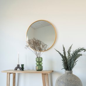  Shadows - Spegel i m�ssingsram, � 60 cm.