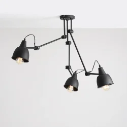Verdi - Plafond lampe i sort metal