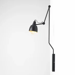 Verdi - Vglampe i sort metal