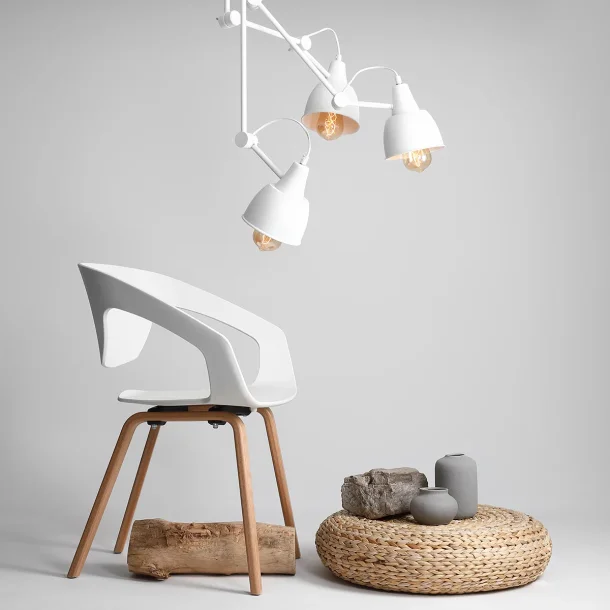 Verdi - Plafond lampe i hvid metal