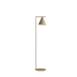 Frigg- Gulvlampe i beige metal