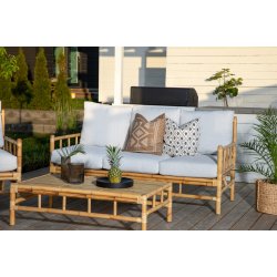 Sur-Mer - Sofabord i rattan, 70 x 120 cm.