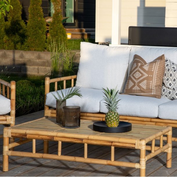 Sur-Mer - Sofabord i rattan, 70 x 120 cm.