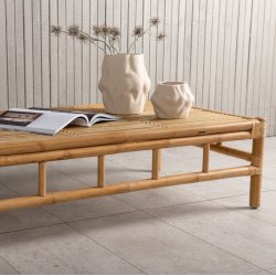 Sur-Mer - Sofabord i rattan, 70 x 120 cm.