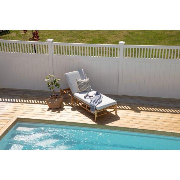 Mahdia- Solvogn i rattan og gr hynde