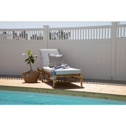 Mahdia- Solvogn i rattan og gr hynde