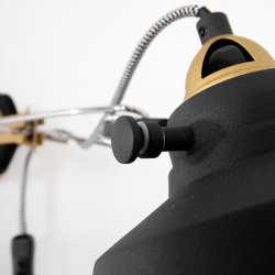 Lemur - vglampe i 2 farver metal