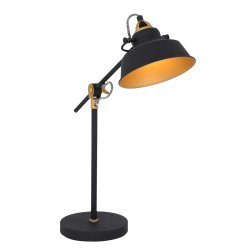 Brandon - bordlampe i tre metalfarver