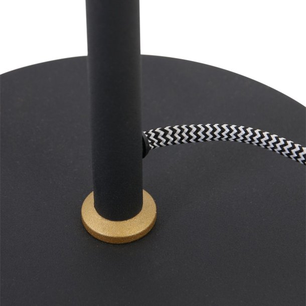 Brandon - bordlampe i tre metalfarver