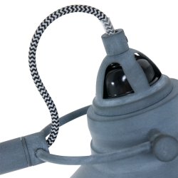 Vernon - gulvlampe i to metalfarver