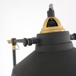 Vernon - gulvlampe i to metalfarver