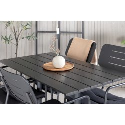 Elba- 2 spisebordsstole i sort stl