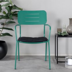 Elba- 2 spisebordsstole i grnt stl