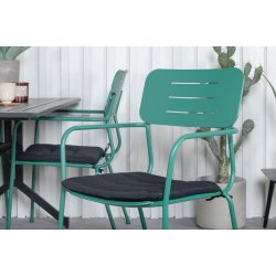 Elba- 2 spisebordsstole i grnt stl