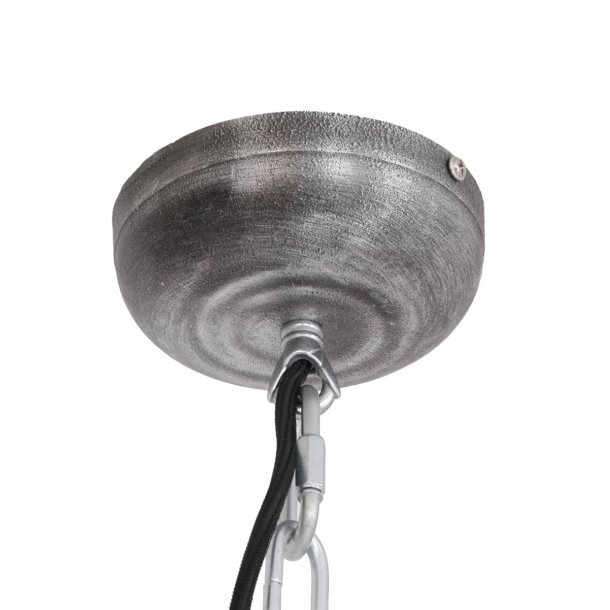 Hoff - industriel loftlampe i glas og metal