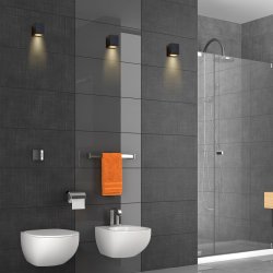 Burlata - udendrslampe i metal, firkantet design hjde 8 cm.