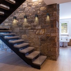 Burlata - udendrslampe i metal, firkantet design hjde 8 cm.