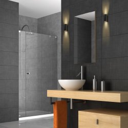 Burlata - udendrslampe i metal, rundt design hjde 15 cm.