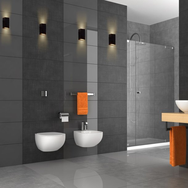 Burlata - udendrslampe i metal, firkantet design hjde 15 cm.