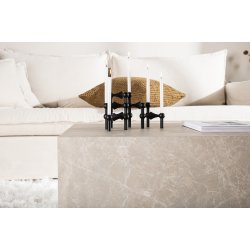 Blockit - Sofabord i marmor look, 60 x 80 cm.