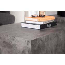 Blockit - Sofabord i beton look, 40 x 40 cm.