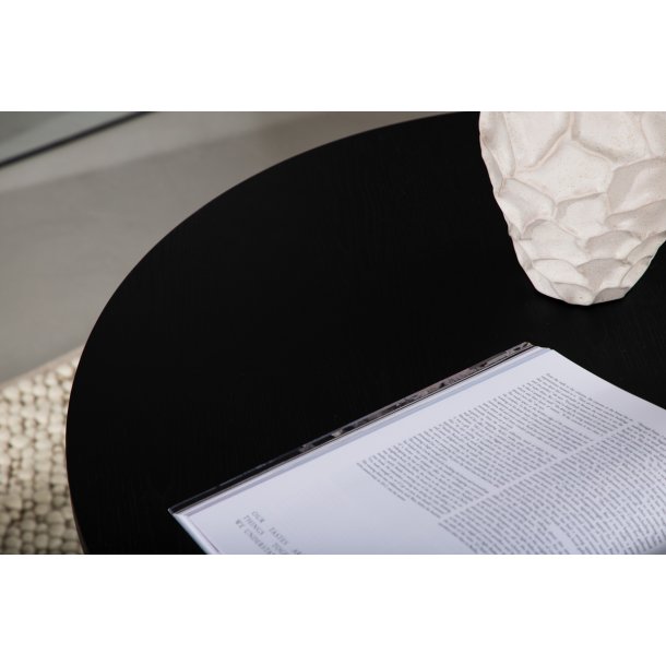 Just- Sofabord i sort farvet finer