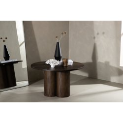 Just- Sofabord i mocca farvet finer