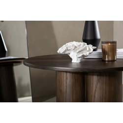 Just- Sofabord i mocca farvet finer