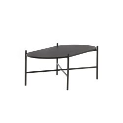 Pebber - Sofabord i sort metal og malet MDF plade