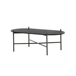 Pebber - Sofabord i sort metal og malet MDF plade