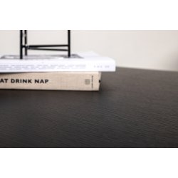 Chantal - Sofabord i sort metal og sort topplade i MDF.