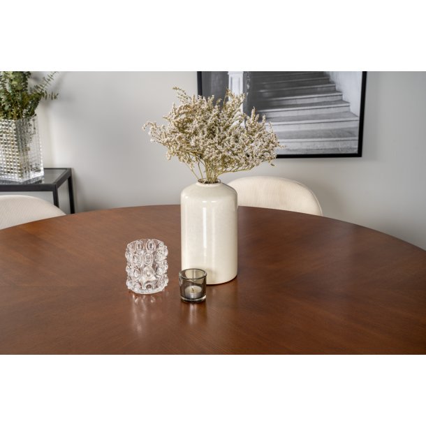 Dania - Spisebord i brun egefiner, diameter 140 cm.