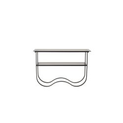 Surf - Konsolbord i metal og glas