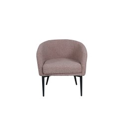 Panda - Lnestol i brun boucle stof