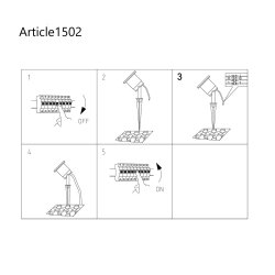 Tierra - Udendrslampe i sort aluminium