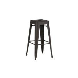 Nerro - 4 Barstole i mrgegr metal