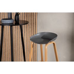 Soumi - 2 Barstole i metal med grt sde