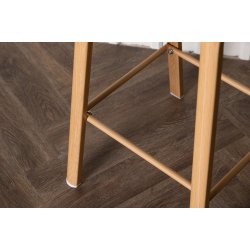 Soumi - 2 Barstole i metal med grt sde