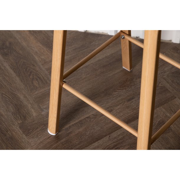 Soumi - 2 Barstole i metal med grt sde