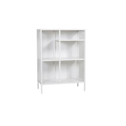 Zentra - Skab i hvidt industrielt design, 80 x 110 cm.